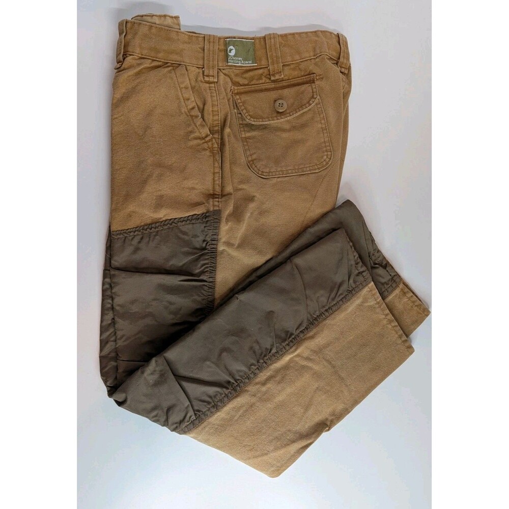 Vintage JCPenney Hunting Apparel Briar Pants Mens 32x25 Talon Zip Brush Guard